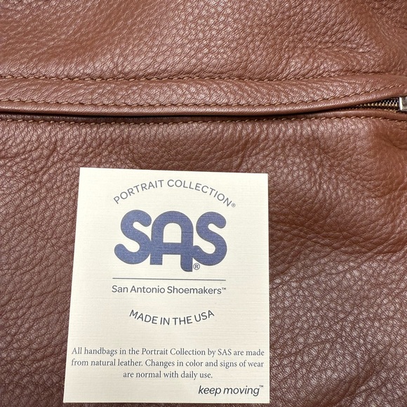 San Antonio Shoemakers Brown Leather Bag - Picture 2 of 8